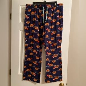 Christmas Sloth Pajama Pants